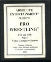 Pro Wrestling Atari cartridge scan