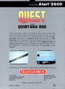 Quest for Quintana Roo Atari cartridge scan