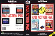 Rad Action Pak - Kung-Fu Master / Frostbite / Freeway / Chopper Command Atari cartridge scan