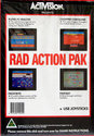 Rad Action Pak - Kung-Fu Master / Frostbite / Freeway / Chopper Command Atari cartridge scan