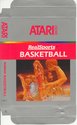 RealSports Basketball Atari cartridge scan