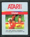 RealSports Tennis Atari cartridge scan