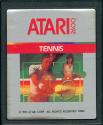 RealSports Tennis Atari cartridge scan