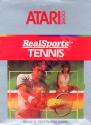 RealSports Tennis Atari cartridge scan