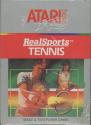 RealSports Tennis Atari cartridge scan