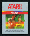 RealSports Tennis Atari cartridge scan