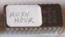 Rush Hour Atari cartridge scan