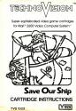 Save Our Ship Atari instructions