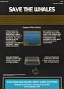 Save the Whales Atari cartridge scan
