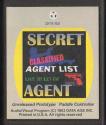 Secret Agent Atari cartridge scan