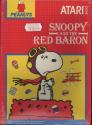 Snoopy and the Red Baron Atari cartridge scan