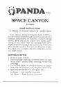 Space Canyon Atari instructions