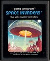Space Invaders Atari cartridge scan