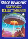 Space Invaders Atari cartridge scan