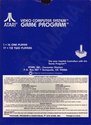 Space Invaders Atari cartridge scan