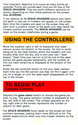 Space Invaders Atari instructions