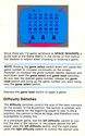 Space Invaders Atari instructions