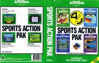 Sports Action Pak - Enduro / Ice Hockey / Fishing Derby / Dragster Atari cartridge scan