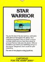 Star Warrior Atari cartridge scan