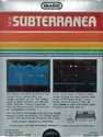 Subterranea Atari cartridge scan