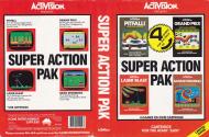 Super Action Pak - Pitfall! / Grand Prix / Laser Blast / Barnstorming Atari cartridge scan