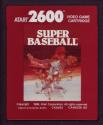 Super Baseball Atari cartridge scan