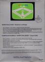 Super Challenge Baseball - Le Baseball de Niveau Expert Atari cartridge scan
