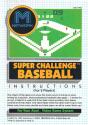 Super Challenge Baseball Atari instructions