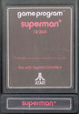 Superman Atari cartridge scan