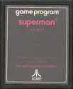 Superman Atari cartridge scan