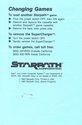 Sword of Saros Atari instructions