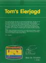 Tom's Eierjagd Atari cartridge scan