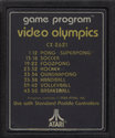 Video Olympics Atari cartridge scan