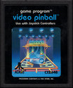 Video Pinball Atari cartridge scan