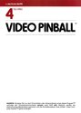 Video Pinball Atari instructions