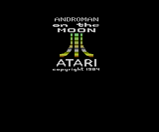 AndroMan on the Moon atari screenshot