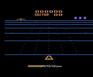 Beamrider atari screenshot