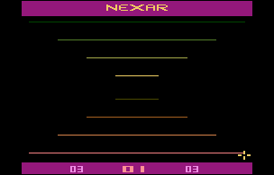 Challenge of.... Nexar (The) atari screenshot