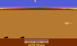 Chopper Command atari screenshot