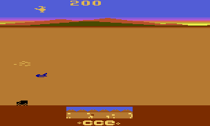 Chopper Command atari screenshot