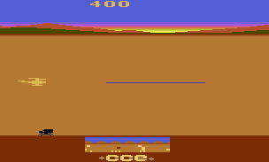 Chopper Command atari screenshot