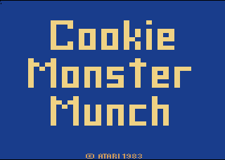 Cookie Monster Munch atari screenshot