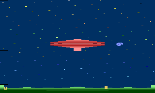 Cosmic Ark atari screenshot