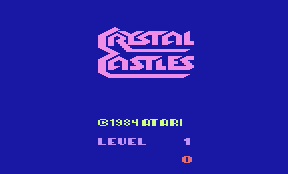 Crystal Castles atari screenshot