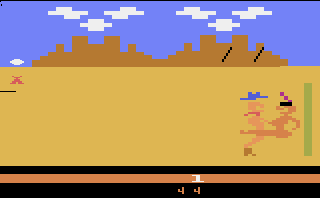 Custer's Revenge atari screenshot