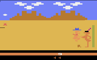 Custer's Revenge atari screenshot