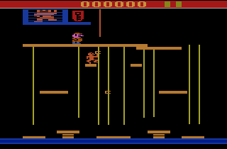 Donkey Kong Jr atari screenshot