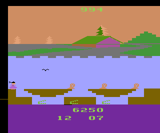 Double-Game Package - Lilly Adventure / River Raid II atari screenshot