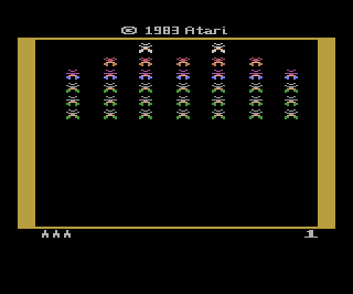 Galaxian atari screenshot