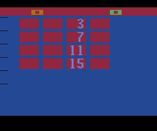 Game of Concentration (A) atari screenshot